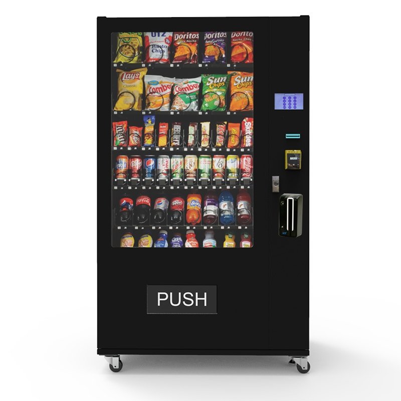 Custom Snack Drink Vending Machine with Touchscreen and Cashless Payment